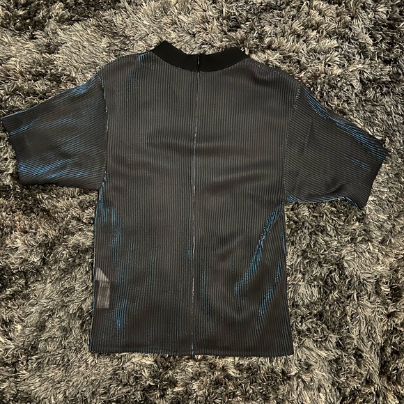 Kenzo Paris metallic blue top - Picture 4 of 4